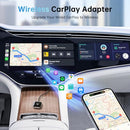 JDG WIRELESS CARPLAY ADAPTER 2024 FOR APPLE CARPLAY - GRAY (SIDES), BLACK Like New