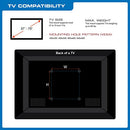 QualGear Heavy Duty Fixed TV Wall Mount 37" to 70" Flat Panel Qg-TM-030-Blk - Brand New