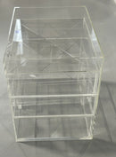 D'ECO ACRYLIC COSMETIC ORGANIZER WITH 3 DRAWERS- CLEAR - Like New