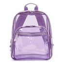 VERA BRADLEY CLEAR LARGE BACKPACK, PURPLE RHAPSODY - PURPLE RHAPSODY - Brand New