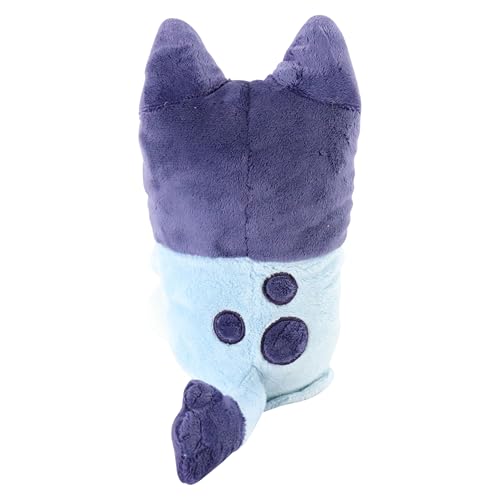 ANIMAL ADVENTURE BLUEY WITH CANDY CANE 9” HOLIDAY MINI ANIMATED PLUSH - BLUE - Brand New