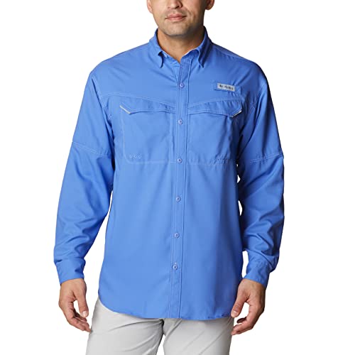 Columbia Men's Low Drag Offshore Long Sleeve Shirt 3X - Blue New