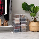 IRIS USA CNL-6 6 Quart Storage Box CNL-5 Box, 5 Quart Clear 20 Pack - Brand New
