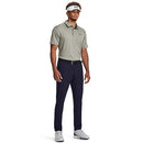 1290140 UNDER ARMOUR MEN TECH GOLF POLO GROVE GREEN PITCH GRAY SIZE S - Brand New