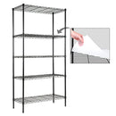 EFINE 5-Shelf Shelving Unit with Shelf Liners Set of 5 Adjustable B08RWNK1XH - Brand New