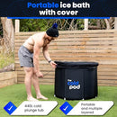 The Cold Pod Ice Bath Tub for Athletes XL Cold Plunge Tub Outdoor Cover - Black - Like New