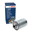BOSCH F5030 GASOLINE FUEL FILTER - COMPATIBLE W/SELECT VEHICLES - GRAY - Like New