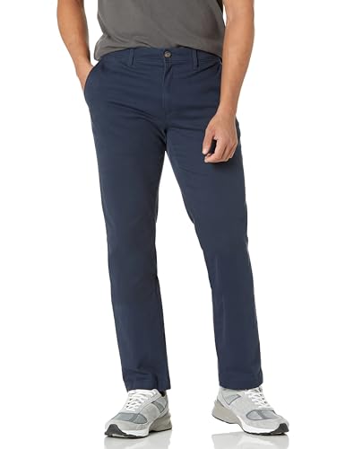 AMAZON ESSENTIALS MEN'S SLIM-FIT CASUAL STRETCH CHINO PANT - SIZE 29X32 - NAVY - Brand New