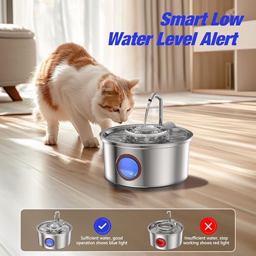 HICUPER S10 PRO CAT WATER FOUNTAIN 108OZ/3.2L STAINLESS STEEL Cat Water Fountain Like New