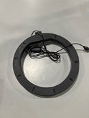 GENERIC 10" WHITE RING LIGHT WITH BLACK TRIPOD - WHITE BLACK - Like New
