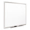 Quartet Magnetic Porcelain Whiteboard, 2' x 3' (QRT2543) - WHITE/SILVER - Like New