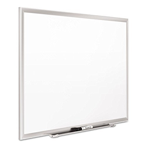 Quartet Magnetic Porcelain Whiteboard, 2' x 3' (QRT2543) - WHITE/SILVER - Like New