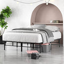 ZINUS SMARTBASE COMPACK MATTRESS FOUNDATION 14 INCH METAL BED FRAME - BLACK - Like New