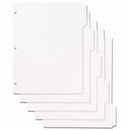 ABILITYONE® - NSN9594441 - INDEX SHEET SETS, 5 PIECES - WHITE - Like New