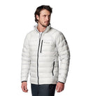 WO5258 COLUMBIA MEN'S ARCTIC CREST DOWN JACKET NIMBUS/GRAY SIZE XL - Brand New
