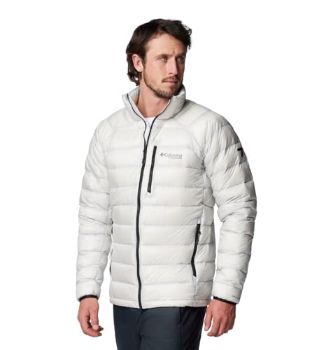 WO5258 COLUMBIA MEN'S ARCTIC CREST DOWN JACKET NIMBUS/GRAY SIZE XL - Brand New