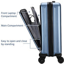TydeCkare 2 Piece 20/24 Luggage Set, ABS+PC Hardshell, B0B42N1WV4 - Ice Blue - Brand New
