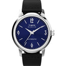 TIMEX MEN'S MARLIN 40MM WATCH BLACK/STAINLESS STEEL/BLUE TW2W93100V - Brand New