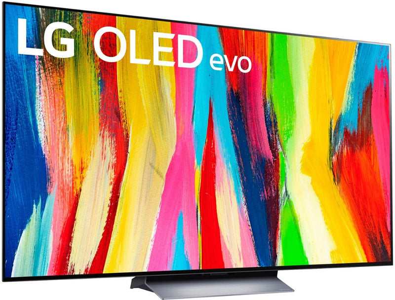 LG 65" Class C2 Series OLED EVO 4K UHD Smart webOS TV OLED65C2PUA - Dark Silver Like New