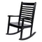 SHINE COMPANY MODERN WOOD ROCKING CHAIR ERGONOMIC WIDE SEAT - Scratch & Dent