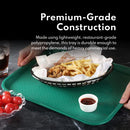 New Star Foodservice 531131 Black Plastic Fast Food Tray, 14 by 18-Inch, 12 Pack - Brand New