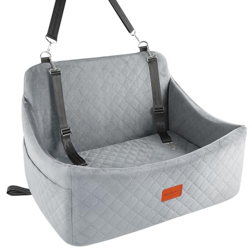DOG CAR SEAT MEDIUM & LARGE DOG UP TO 55LBS MEMORY FOAM CUSHION LARGE - GRAY - Like New