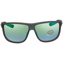 COSTA DEL MAR RINCONDO Green Mirror Polarized Glass Men's Sunglasses - Like New