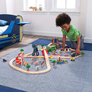 KidKraft Wooden Rural Farm Train Set 75 Pieces Children's Toy Vehicle Playset - Like New