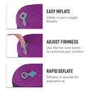 SEA TO SUMMIT AEROS PREMIUM TRAVELLER INFLATABLE NECK PILLOW NAVY BLUE - Brand New