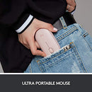 Logitech Pebble Wireless Mouse with Bluetooth or 2.4 GHz Receiver - Rose - Like New