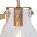 SCROPIS 3-LIGHT GOLD BATHROOM VANITY LIGHT - GOLD - Like New