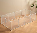 LURIVA Transparent Clear Small Animal Playpen, 12x12", 12PK - Scratch & Dent