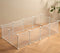 LURIVA Transparent Clear Small Animal Playpen, 12x12", 12PK - Scratch & Dent