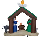 GEMMY 36707 CHRISTMAS 7' NATIVITY SCENE AIRBLOWN INFLATABLE - MULTI - Like New