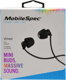 Mobilespec 2021 Silicone Tiny Earbud MBS10301 - Black New