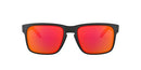 Oakley Men's Oo9102 Holbrook Square Matte Black/Prism Ruby Size 57 - Like New