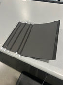 GENERIC PACK OF 5 GRAY FILE HOLDERS - GRAY - Like New