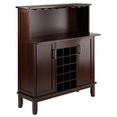 WINSOME BEYNAC BAR CAPPUCCINO WINE CABINET - CAPPUCCINO - Like New