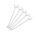 NEIKO 53102A 6” PEGBOARD HOOK ORGANIZER KIT, 50 PACK, HANGING HOOKS - SILVER - Like New