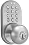 MILOCKS DKK-02SN INDOOR ELECTRONIC TOUCHPAD KEYLESS ENTRY DOOR LOCK - NICKEL - Like New