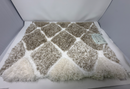 KONA COLLECTION HEAVYWEIGHT PLUSH MICROFIBER BATH RUG 24 IN X 36 IN - BEIGE - Like New