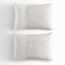 CALVIN KLEIN - KING DUVET COVER SOFT COTTON PERCALE IKAT PINSTRIPE - MNDR MNT - Like New
