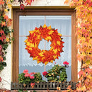 Acmind Fall Wreath for Front Door Outside 26" Autumn Front Door Maple Leaves - Brand New