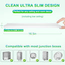 GOBRIGHT 16.5INCH LED FLUSH MOUNT CEILING LIGHT FIXTURE 32W LED LIGHT - WHITE - Like New