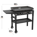 BLACKSTONE FLAT TOP GAS GRILL GRIDDLE 2 BURNER PROPANE 1517AZ - BLACK - Like New