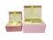 AUGUST & LEO JEWELRY BOX SET ( 2 Boxes Included ) - BRUSH - PINK New