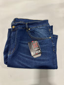 BLU ROCK DENIM MENS DENIM FLEX COMFORT STRETCH - SIZE: MEN 38X31 - DARK WASH - Brand New