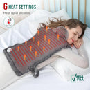 SNAILAX HEATING PAD FOR NECK AND SHOULDERS AND BACK LARGE HEATING PAD - GRAY - Like New