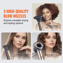 VEVOR HAIR STYLER DRYER BRUSH 7-IN-1 PROFESSIONAL MULTI STYLER - GRAY/GOLD - Like New