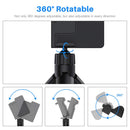 YOOZON BLUETOOTH PHONE TRIPOD MINI SELFIE STICK TRIPOD STAND HOLDER - BLACK - Like New